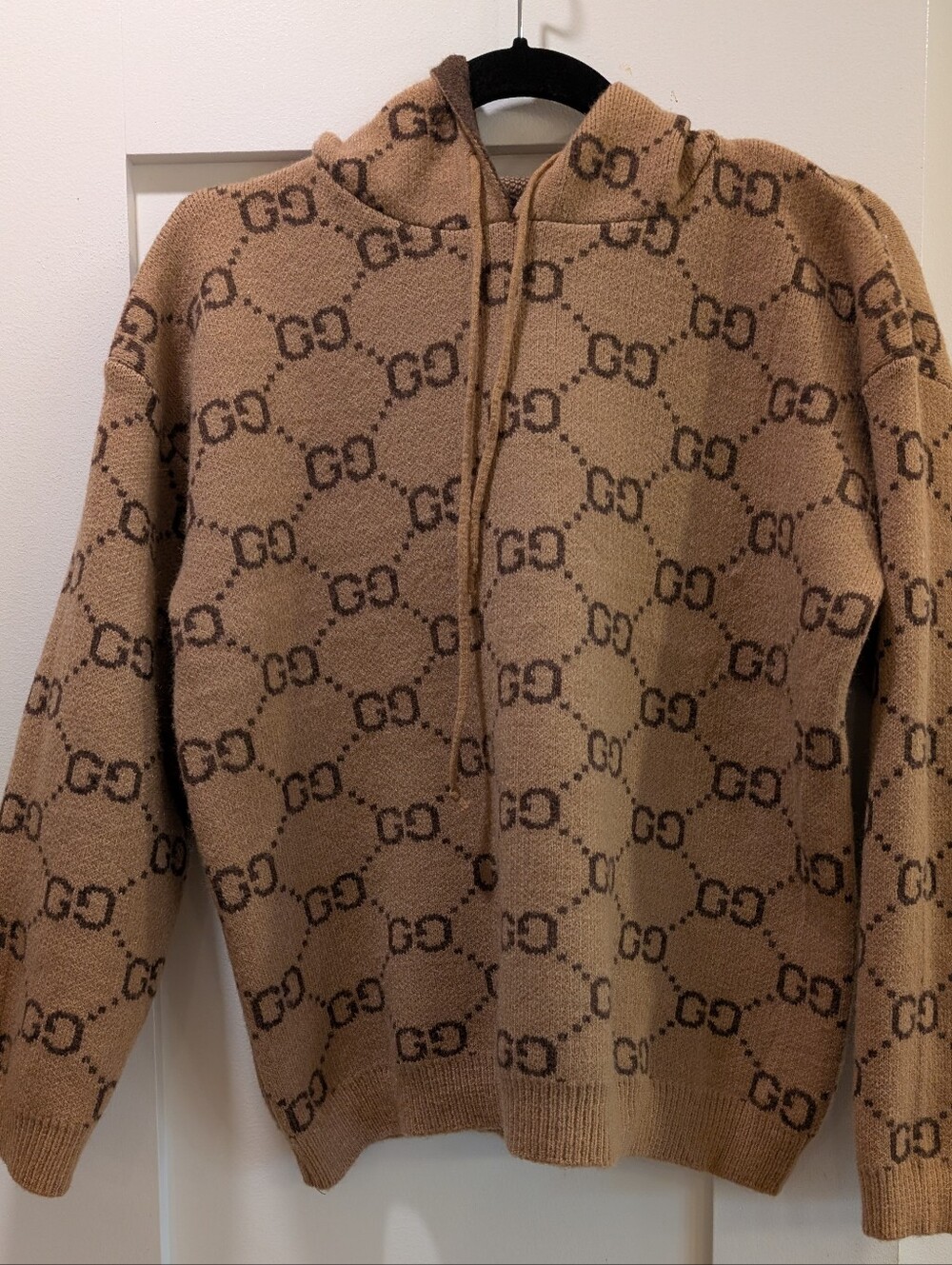 Gucci ? Wool Hooded Pullover,L(See Measurements)